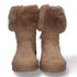 BEQUEME UND WARME AUSTRALISCHE DAMENSTIEFEL MIT INNENFELL UND SCHLEIFENDDETAIL AM ABSATZ – IDEAL FÜR HERBST UND WINTER